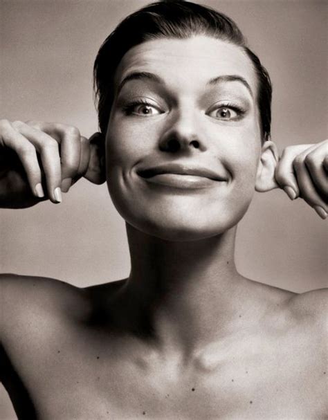 Mila Bella Comunque Milla Jovovich Funny Faces Face Photography