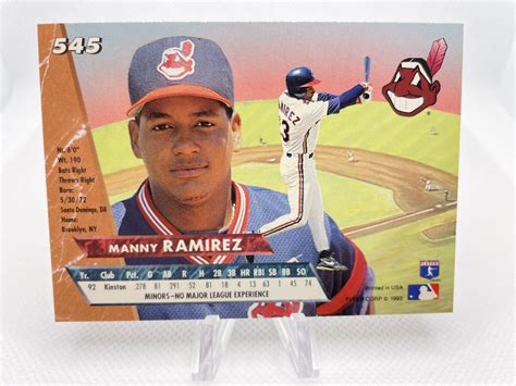 Fleer Ultra Manny Ramirez Rookie Card Ebay