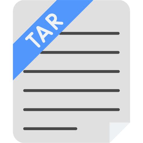 Tar File Generic Color Fill Icon