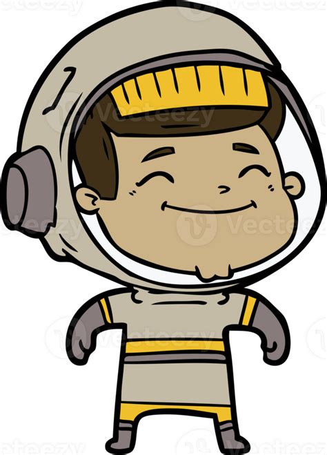 Astronauta De Desenho Animado Feliz 40265031 Png