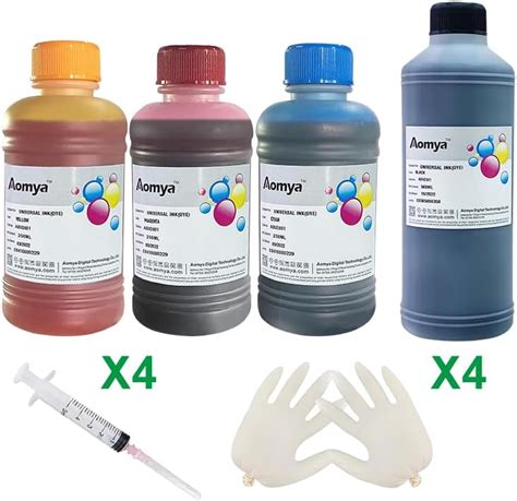 Amazon Aomya Pack Ink Refill Kit Ml Cmy Ml Bk Universal