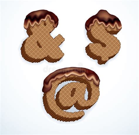 Ice Cream Ampersand Symbol Pistachio Popsicle Font With Hot Chocolate And Sprinkles Isolated On