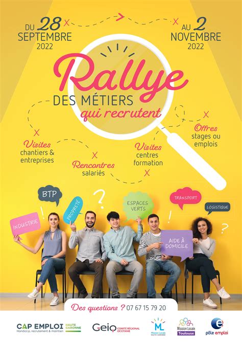 2ème édition Du Rallye Des Métiers Qui Recrutent Avec Les Geiq De Haute