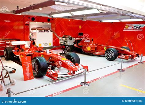 Garage Of Formula 1 Team Ferrari Editorial Stock Photo - Image of engine, gray: 13215958