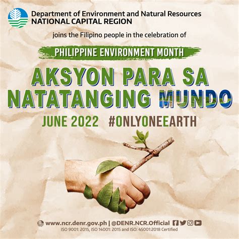 Pia Denr Ncr Leads Ph Environment Month Celebration