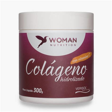 Colágeno Verisol Vitamina C 300 G Woman Nutrition Shopee Brasil