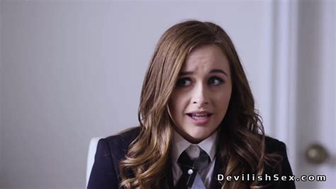 Hot Schoolgirl Fucks Handsome Dean In His Office