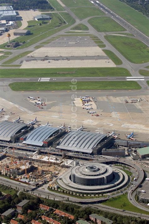 Luftbild Hamburg Blick Auf Den Flughafen Hamburg