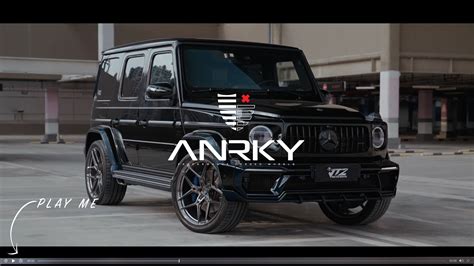 Anrky Wheels Black Blue Carbon Fiber Topcar Mercedes Benz G Amg