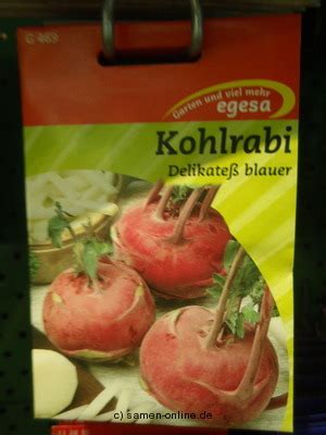 Kohlrabi Delikatess Blau Portion