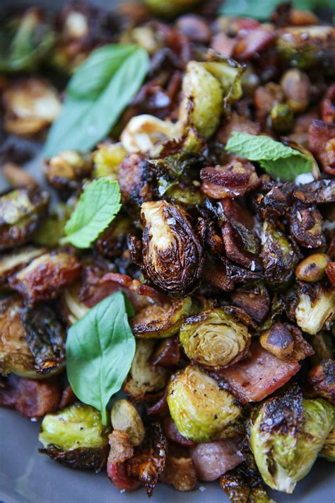 Air Fryer Bacon Brussels Sprouts Video Paleomg