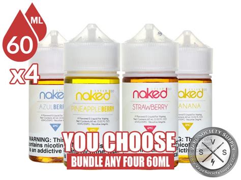 Naked Cream Juice Bundle X Ml Ml