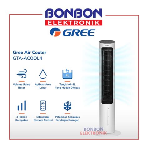 Jual Gree Tower Air Cooler L Gta Acool W Generator Anion Liter