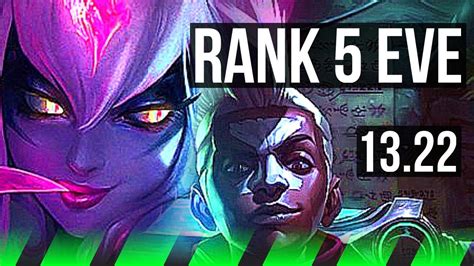 EVELYNN Vs EKKO JNG Rank 5 Eve 15 2 12 65 Winrate Legendary