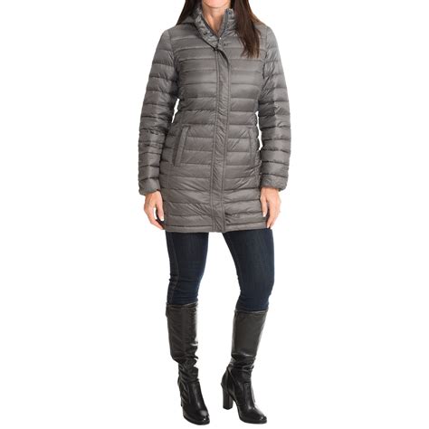 32 Degrees Packable Long Down Jacket For Women Save 60