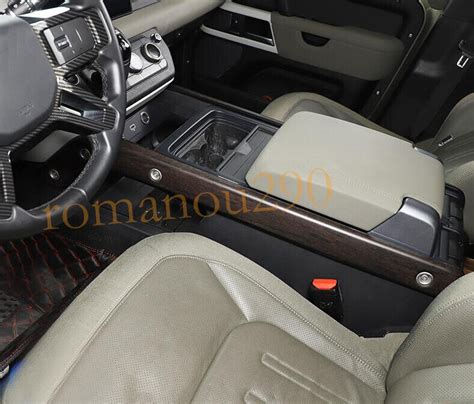 For Land Rover Defender Abs Oak Grain Look Gear Shift Panel