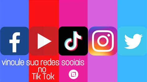 Como Vincular Sua Redes Sociais O Tik Tok YouTube