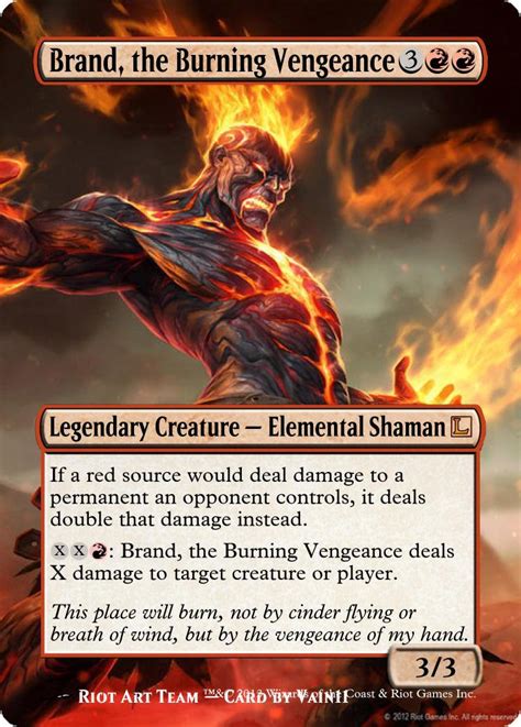 Brand The Burning Vengeance By Vain11 On Deviantart