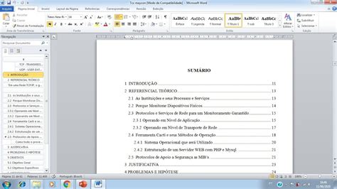Como Formatar Sumario Abnt Word Design Talk