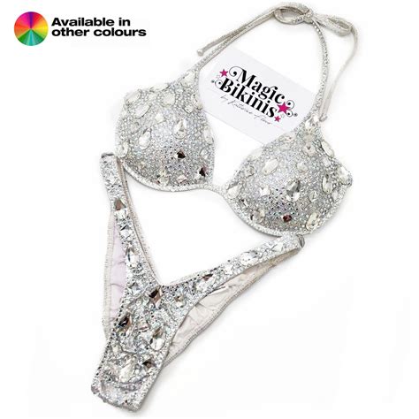 Quick Ship Competition Bikini No 196 Holo IFBB Elite Pro PCA Euroglam Magic Bikinis Custom