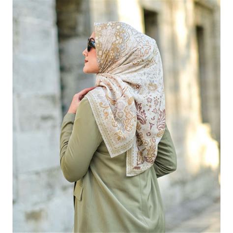 Jual Wearing Klamby Savanna Scarf Vanilla Hijab Lady Boss Kienka