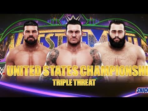 Wwe K Randy Orton Vs Bobby Roode Vs Rusev For The United States