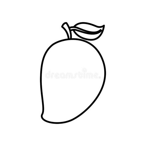 Icono De La Fruta Fresca Del Mango Ilustraci N Del Vector Ilustraci N