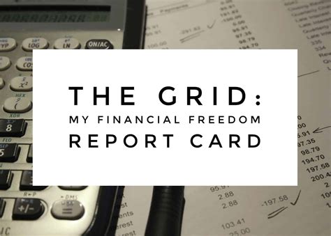 grid  financial freedom tracker january