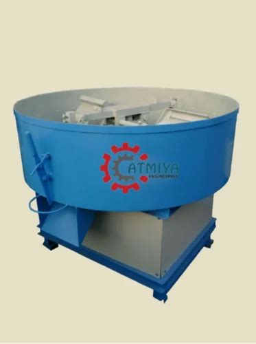 Mild Steel Electric Atmiya Roller Pan Concrete Mixer Machine Meter