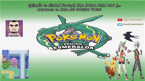 Pokémon Esmeralda 1x06 Ciudad Portual Cap Babor y MAESTRO TRETA YouTube