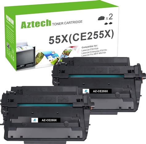 Amazon Aztech Compatible Toner Cartridge Replacement For HP CE255X