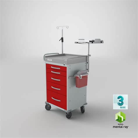 Detecto Medical Cart Mit Defibrillatorregal D Modell Ma Max