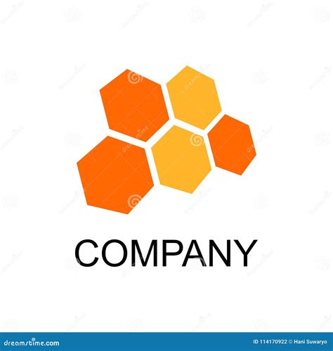 Honeycomb Logo Honeycomb Vector Illustration Stock Vector