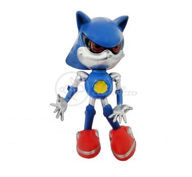 Kit Conjunto Brinquedo 3 Bonecos Metal Super Sonic Knuckles Coleção