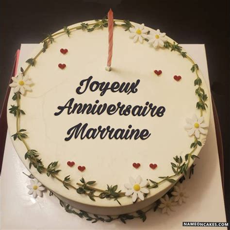 Joyeux Anniversaire Marraine Images De G Teaux