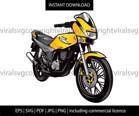 Motorcycle SVG File, Motorcycle Cut File, Motorcycle Clipart, Motorbike ...