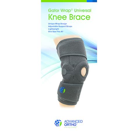 Gator Wrap™ Universal Hinged Knee Brace Hcpc L1820 Durable Health