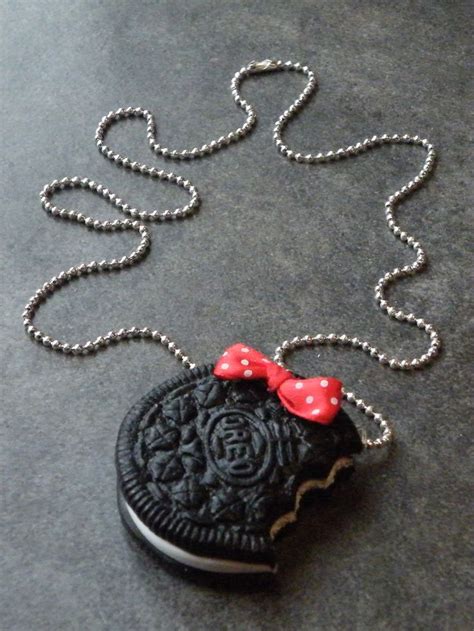 Sautoir célèbre biscuit o r é o en pate fimo Collier par jl bijoux