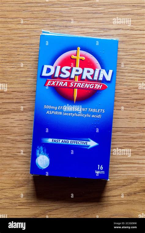 Box Of 16 Disprinasprin Extra Strength 500mg Effervescent Tablets