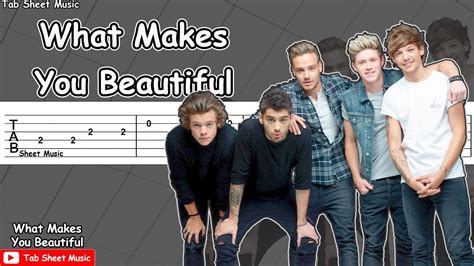 One Direction What Makes You Beautiful Guitar Tutorial Youtube