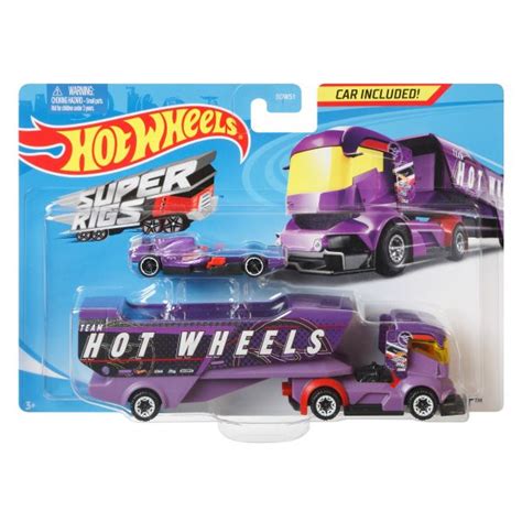 Hot Wheels City Big Rig Heat kisautó szállító kamion szett JátékNet hu