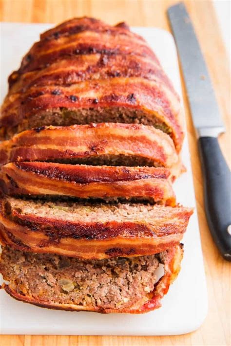 Delicious Keto Bacon Wrapped Meatloaf Marias Kitchen