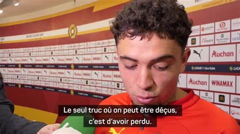 RC Lens Neil El Aynaoui Le seul truc où on peut être déçus c est