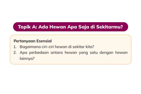 PERTANYAAN ESENSIAL KUNCI JAWABAN IPAS KELAS 3 HALAMAN 2 KURIKULUM