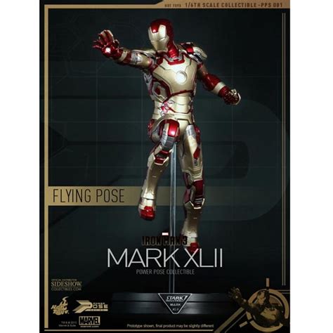 Monkey Depot Boxed Figure Hot Toys Iron Man Mark XLII Power Pose Series 902017