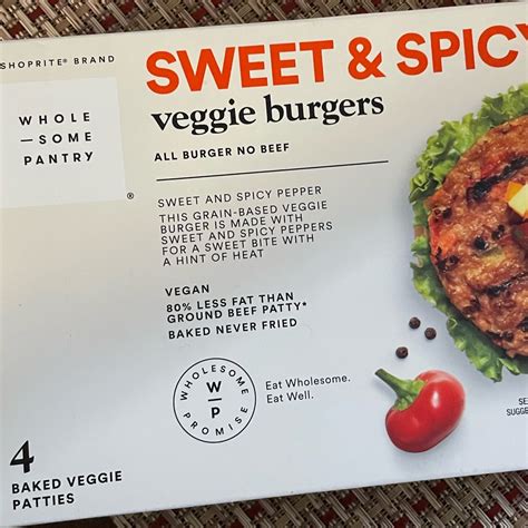 Wholesome Pantry Sweet Spicy Veggie Burgers Reviews Abillion