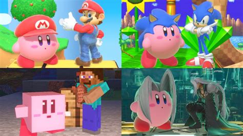 Super Smash Bros Ultimate All Kirby Hats And Power Ups All Dlc