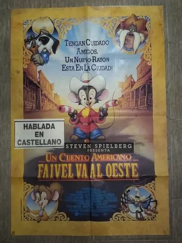 Afiche Película Un Cuento Americano Fievel Va Al Oeste 1991 En Venta