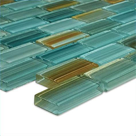 Turquoise Glass Mosaic Tile Pattern Whole Sheet Artofit