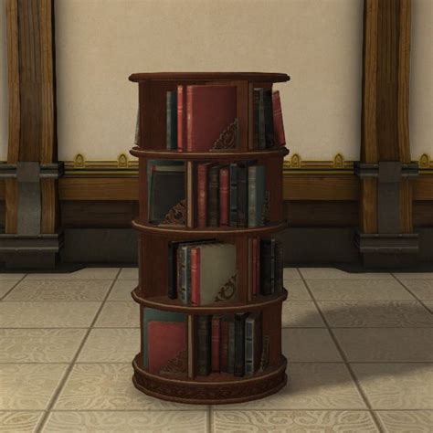 Short Pillar Bookshelf Ffxiv Housing Furnishing